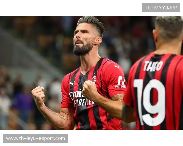 吉鲁头球点破门将防线AC米兰庆祝 吉鲁头球点破门将防线AC米兰庆祝